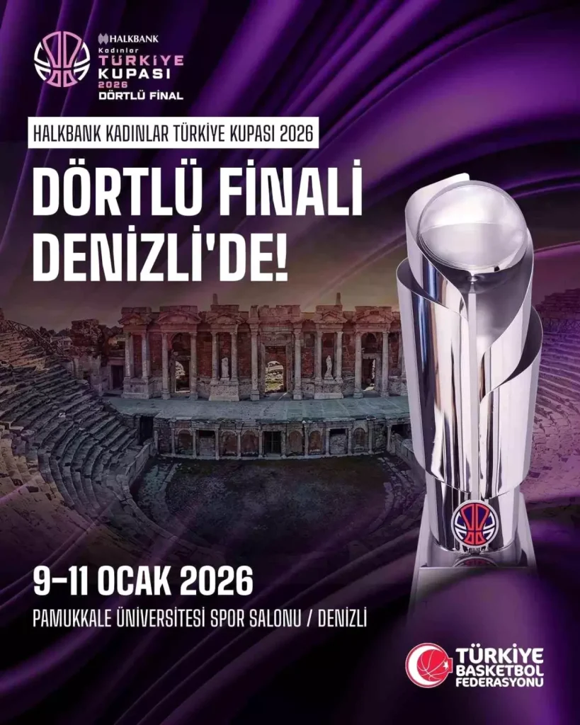 Kadınlar Türkiye Kupası Dörtlü Finali Denizli’de