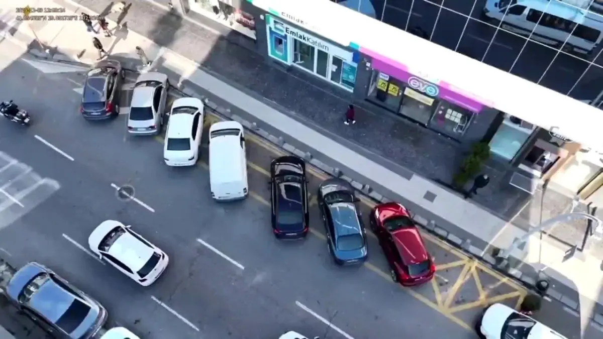 Beykoz’da Dronlu Trafik Denetimi