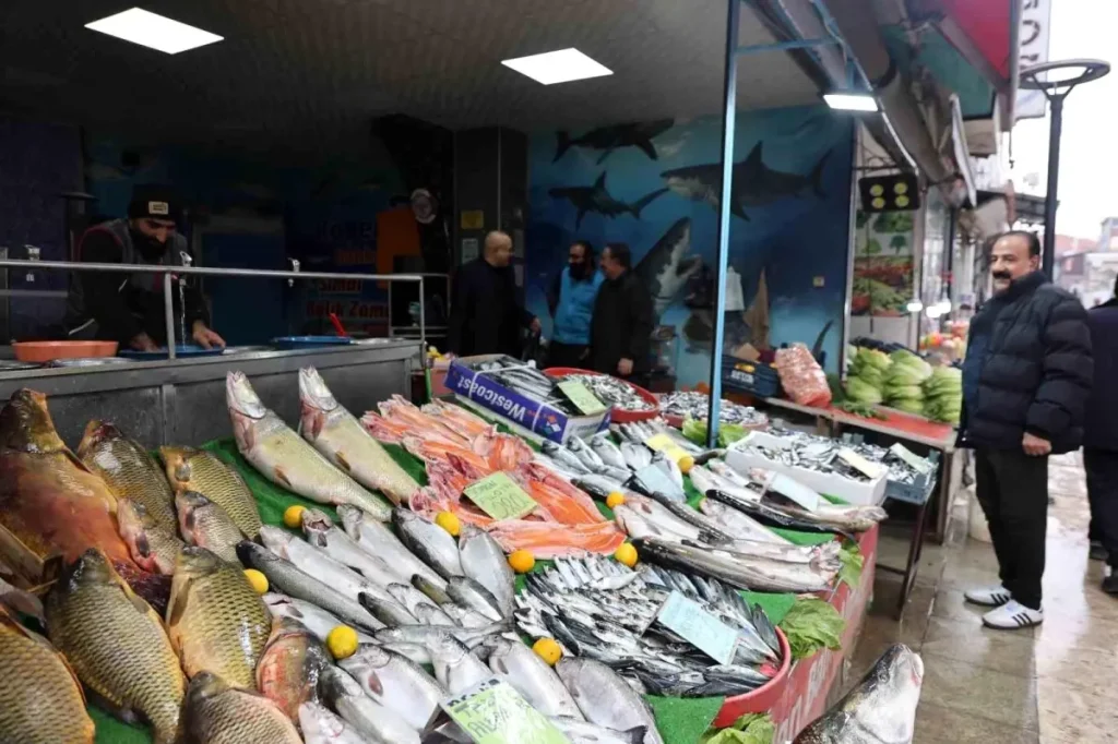 Elazığ’da Soğuk Havada Balığa Yönelim