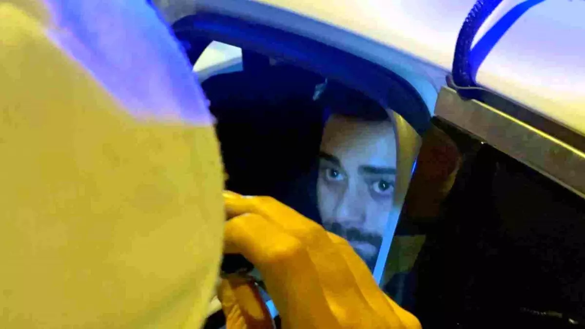 Kayseri’de Kaçan Sürücü Yakalandı: Alkol Testi Reddine Ağır Ceza