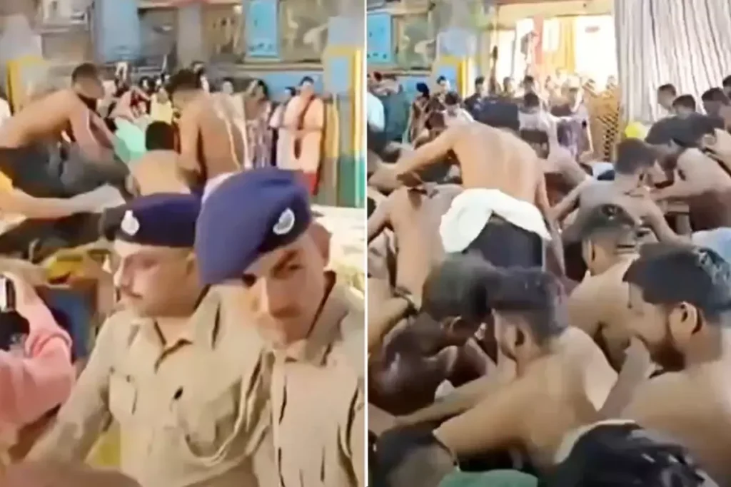 Hindistan’da tapınakta izdiham: 3 ton adak yemeği dakikalar içinde yağmalandı