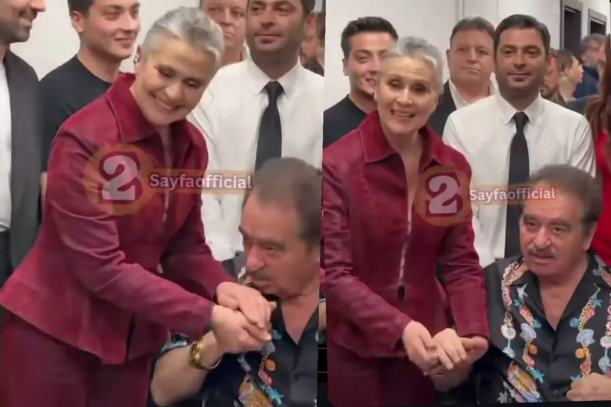 İbrahim Tatlıses, Gonca Cilasun’un elini öptü! Tepkisi dikkat çekti