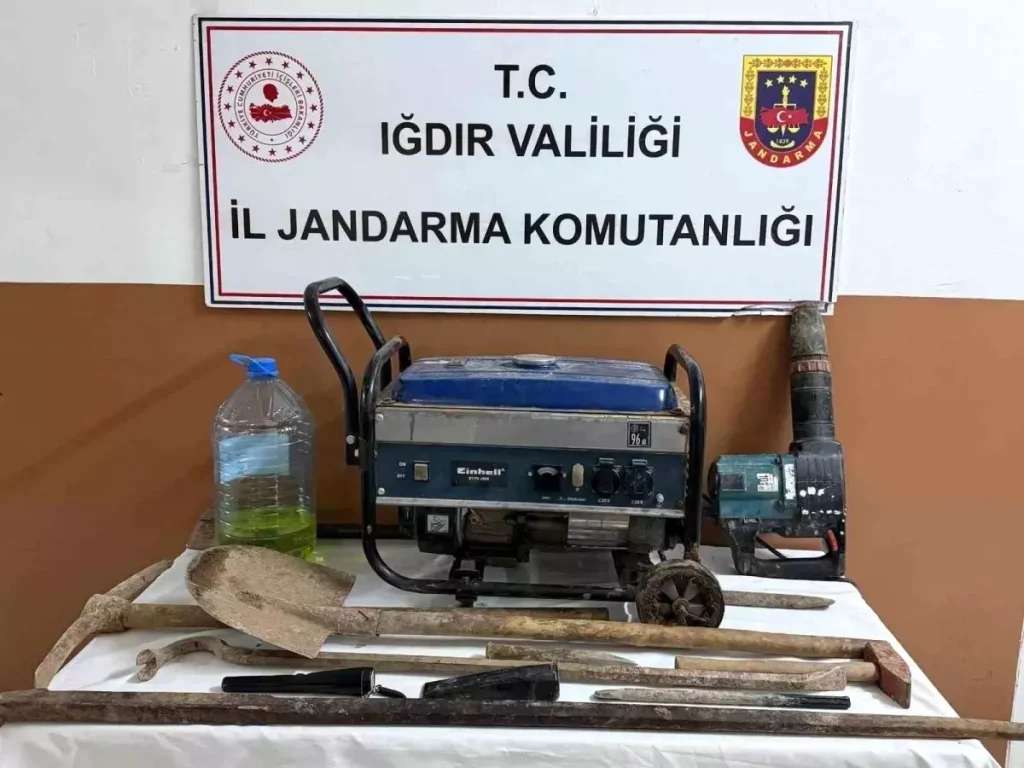Iğdır’da Kaçak Kazı Operasyonu