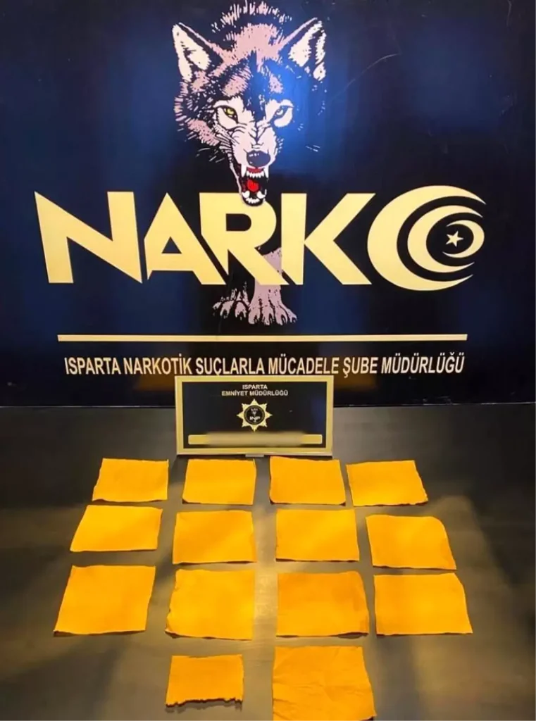 Isparta’da Şok Uyuşturucu Operasyonu: 4.071 Madde Ele Geçirildi, 1 Şüpheli Tutuklandı