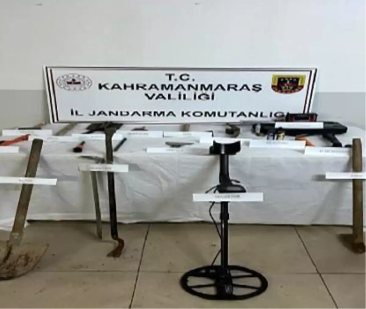 Kahramanmaraş’ta Kaçak Kazı Operasyonu