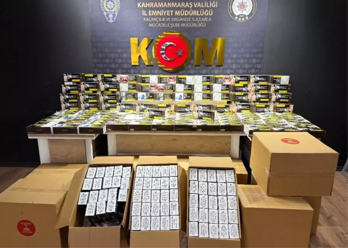Kahramanmaraş’ta Kaçakçılık Operasyonu