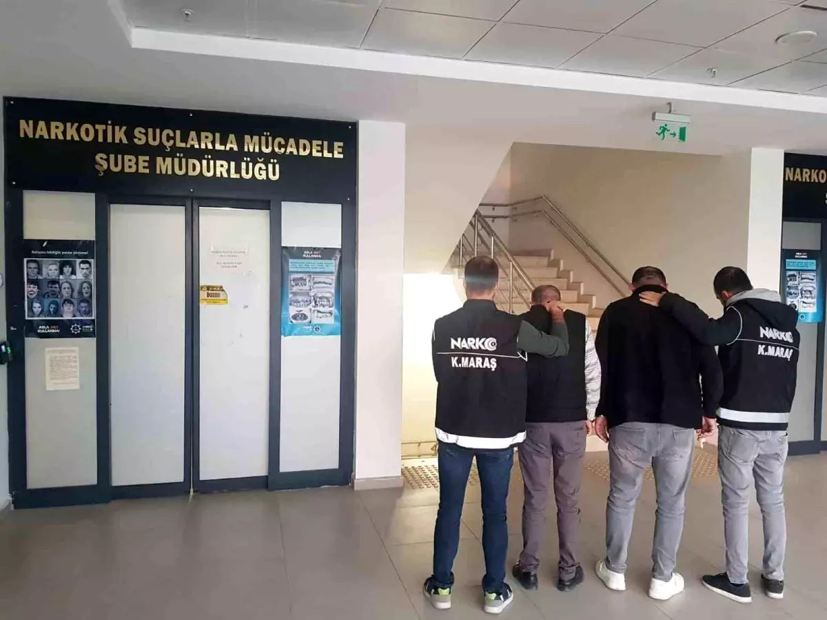 Kahramanmaraş’ta Uyuşturucu Operasyonu: 3 Tutuklama