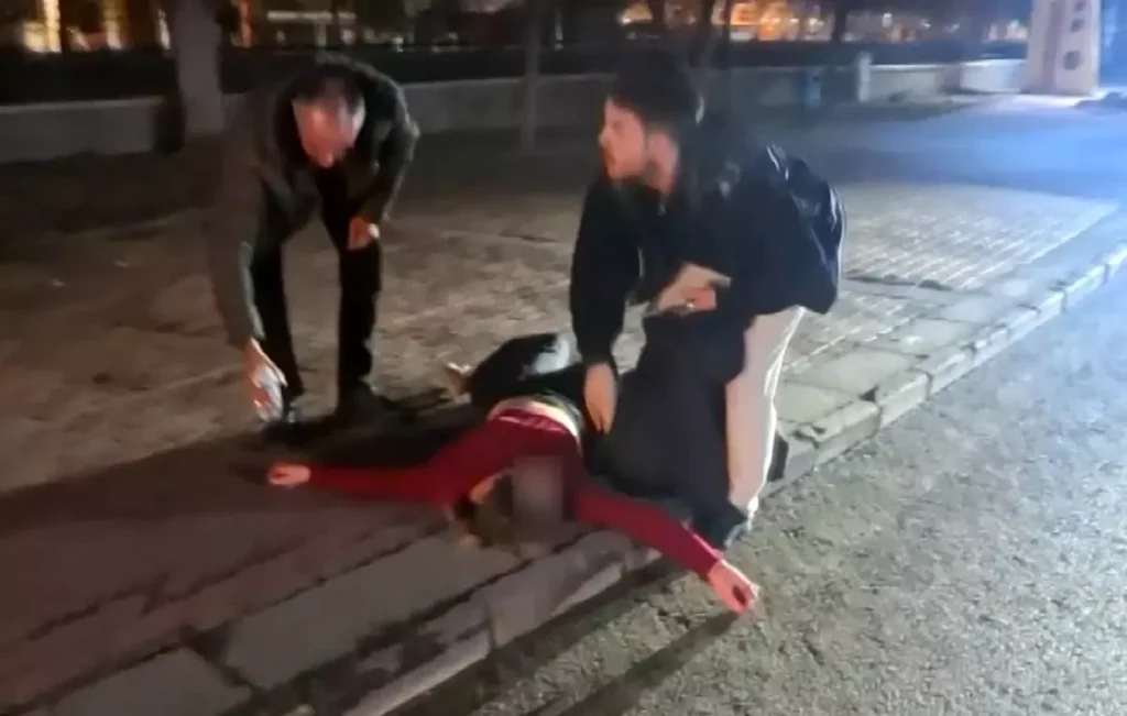 Aksaray’da Çığlık atan Kadın Kaçmaya Çalıştı