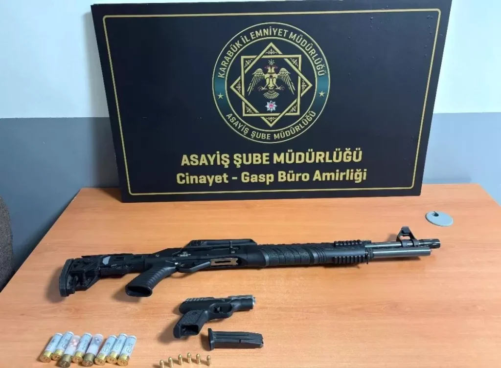 Karabük’te Asayiş Uygulamaları: 46 Gözaltı ve Büyük Silah Operasyonu