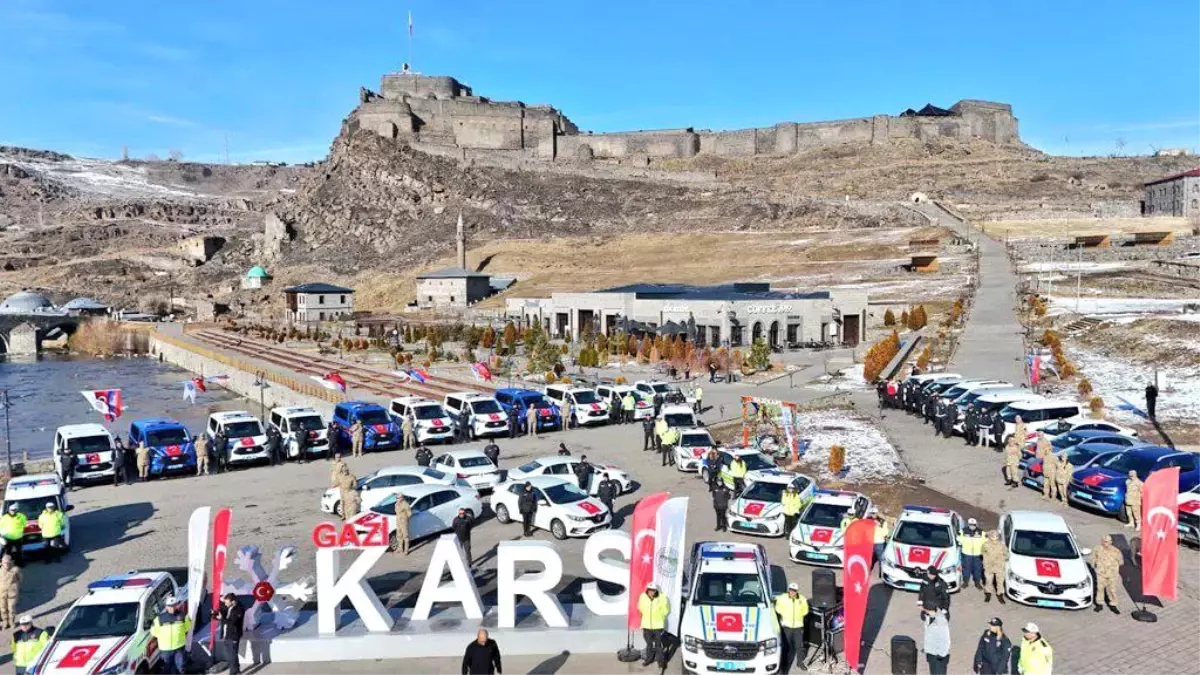 Kars’a 60 Yeni Güvenlik Aracı