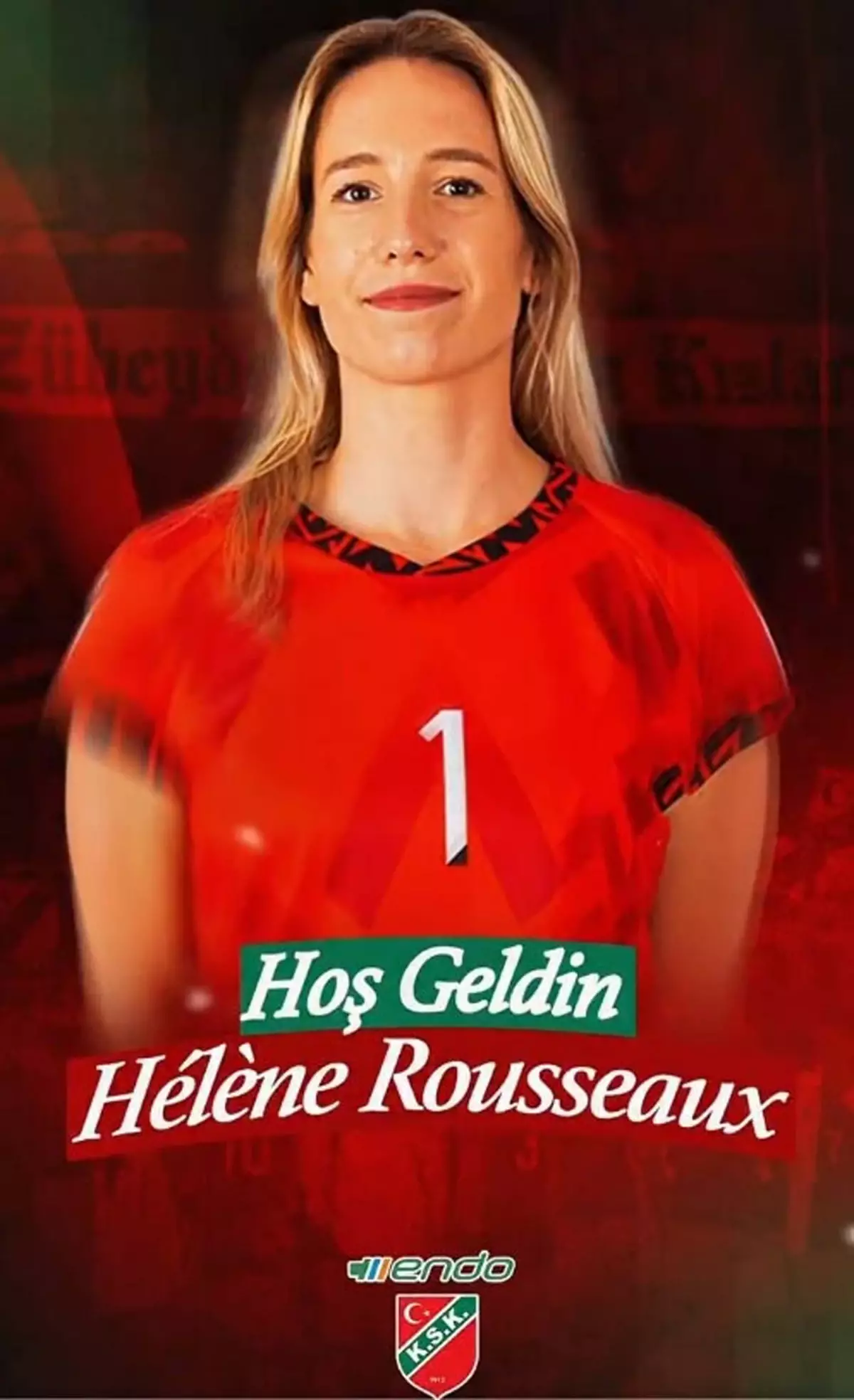 Endo Karşıyaka Helene Rousseaux’u Transfer Etti