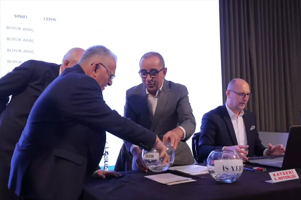 Kayseri Oto Sanayi Sitesi Kura Töreni