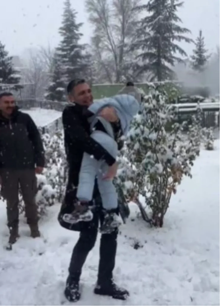 Kayseri Emniyet Müdürü, Şehit Çocuklarıyla Kar Topu Oynadı