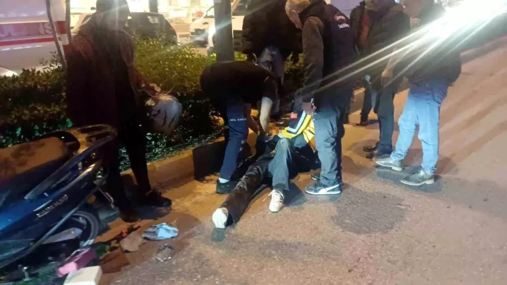 Antalya’da Motosikletli Kaza: İkinci Kaza Şoku