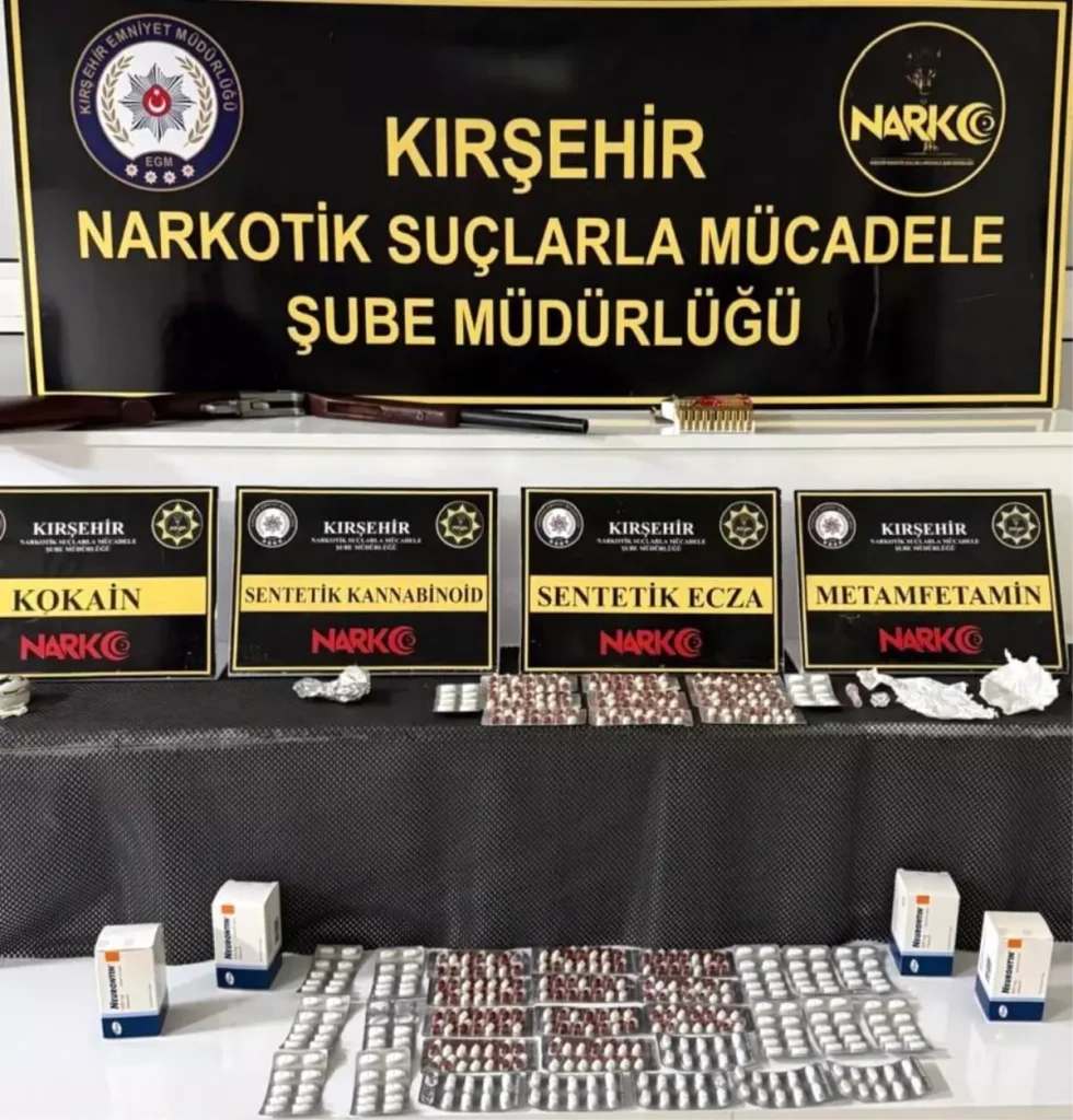 Kırşehir’de Büyük Uyuşturucu ve Silah Operasyonu: 1 Kişi Tutuklandı