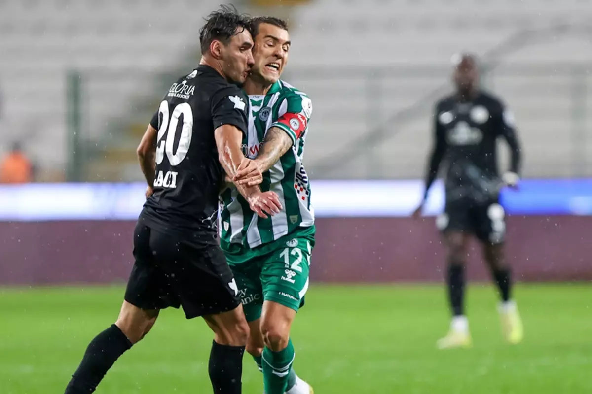 Konya’da 2 Gol Var, Kazanan Yok: Konyaspor ve Rizespor 1-1’lik Eşitlikle Tamamladı