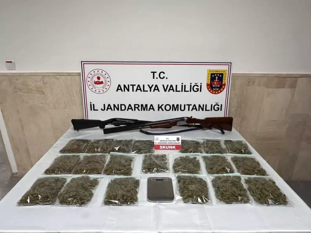 Antalya’da Uyuşturucu Operasyonu