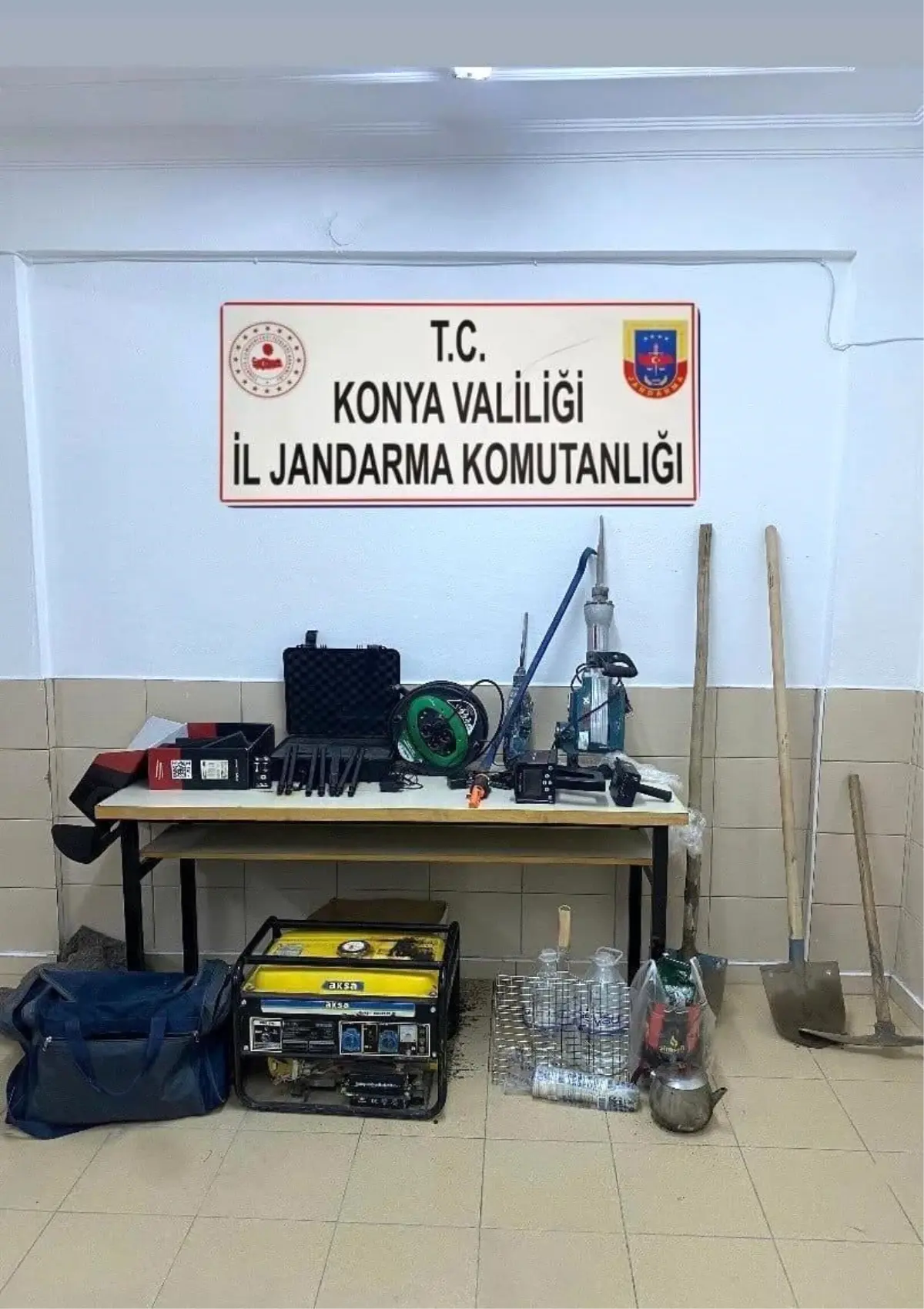 Kulu’da Kaçak Kazı Operasyonu