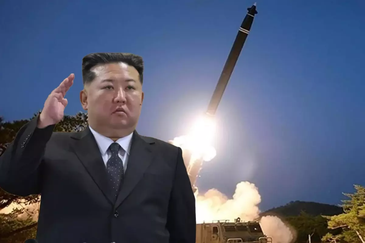 Düşman kardeşler gerildi! Kim füzeleri peş peşe ateşledi