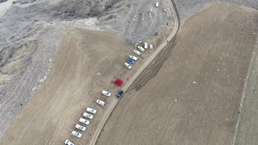 Libya Jetinin Enkazı Dron ile Görüntülendi: Haymana’da 3 km² Alanı Kaplayan Çöküş