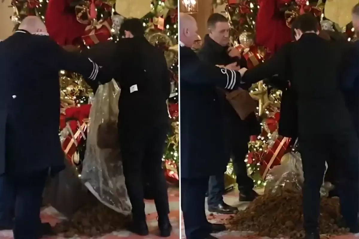 Londra’daki Ünlü Ritz Otelinde Gübreli Protesto Şok Etkisi Yaratıyor