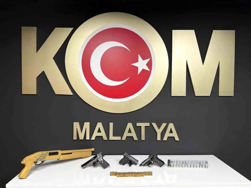 Malatya’da Ruhsatsız Silah Operasyonu