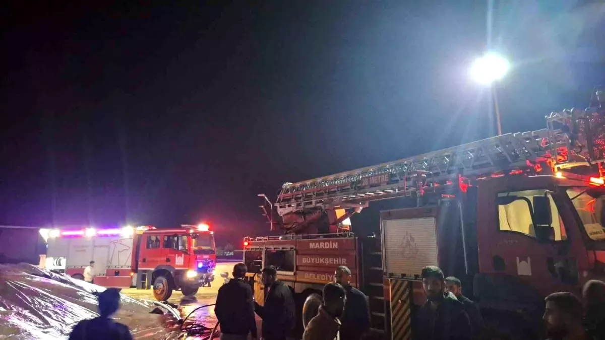 Mardin’de Mısır Kurutma Tesisinde Yangın: İtfaiye Müdahalesiyle Kontrol Altına Alındı