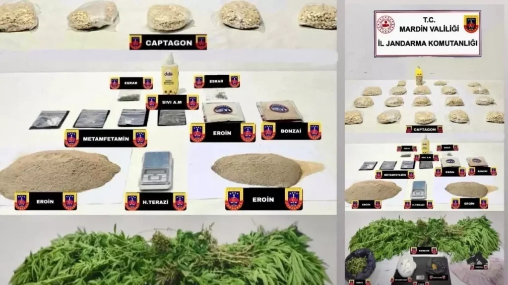 Mardin’de Uyuşturucu Operasyonu: 5 Tutuklama