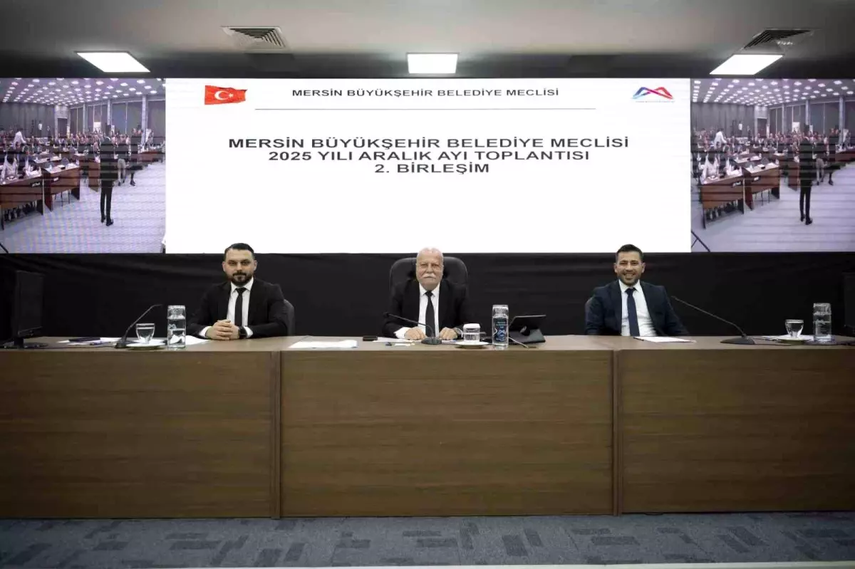 Mersin Büyükşehir Belediye Meclisinde 20 Madde Görüşüldü
