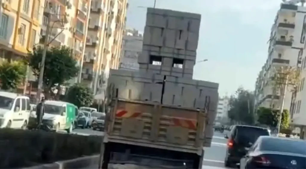 Mersin’de Tehlikeli Yükleme Yapana Ceza