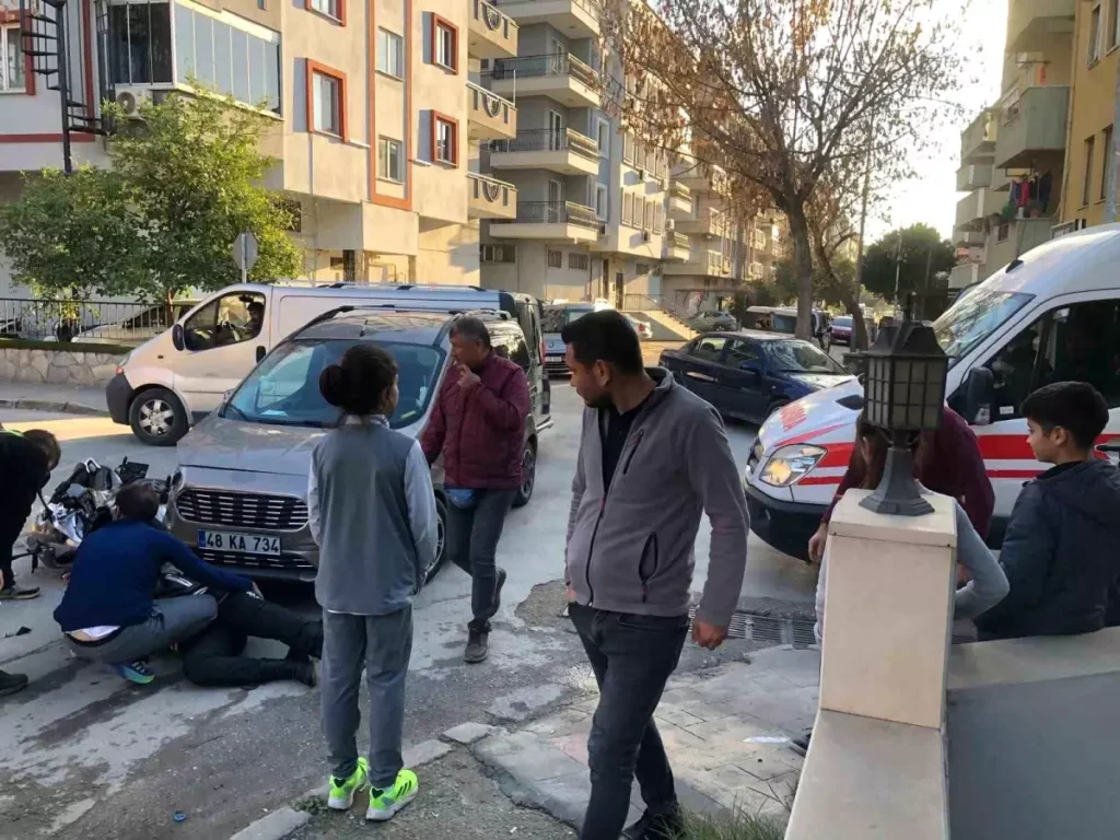 Milas’ta Motosiklet Kazası: Sürücü Yaralı