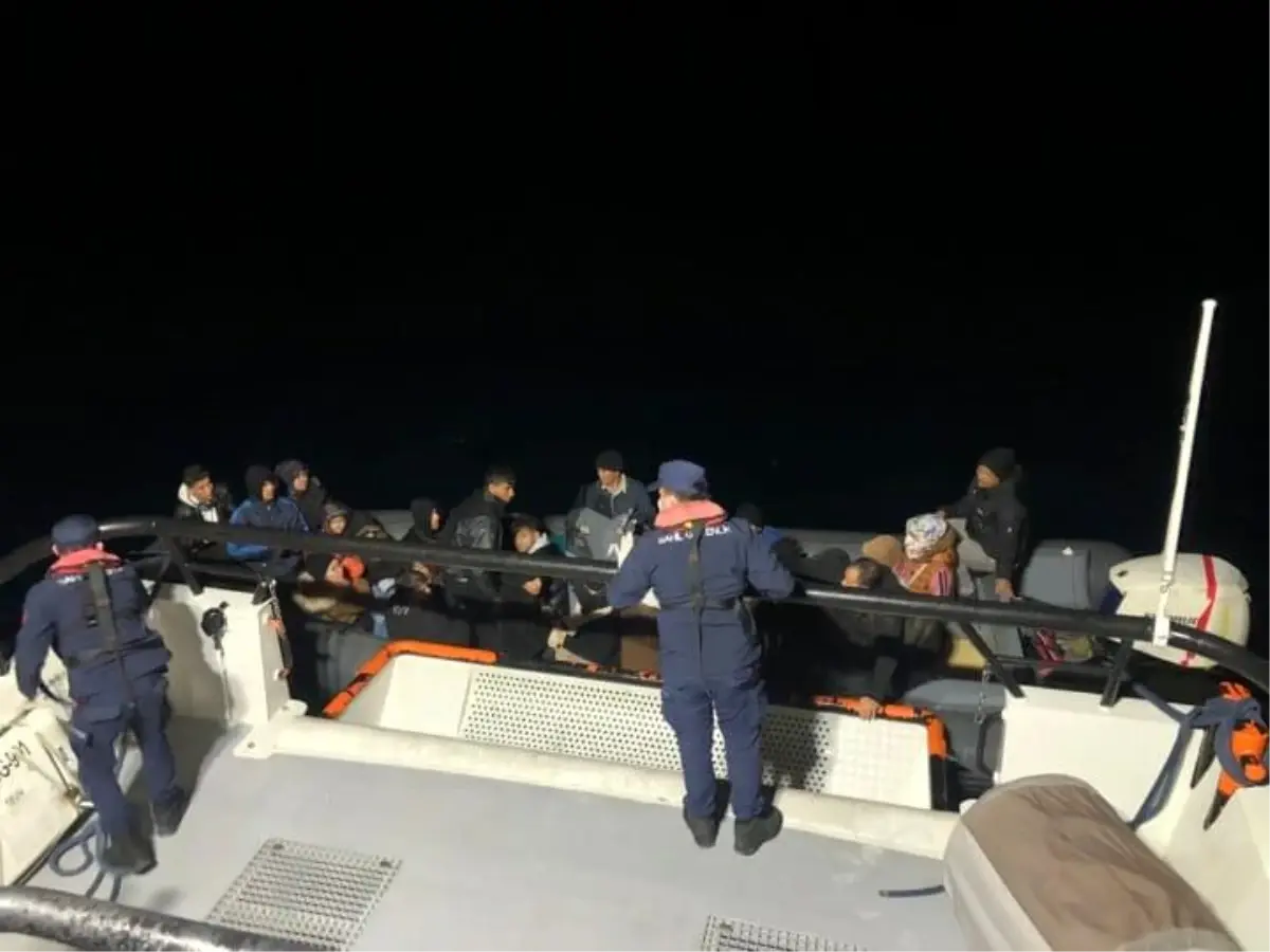 Bodrum’da 31 Düzensiz Göçmen Kurtarıldı