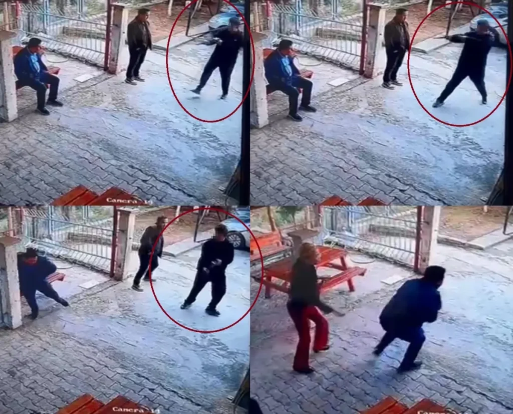 Öğrencinin okul müdürünü tüfekle vurduğu anlar kamerada! İşte vahşetin nedeni