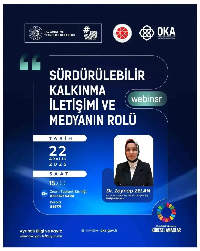 OKA’dan Sürdürülebilir Kalkınma İletişimi ve Medyanın Rolü Webinarı