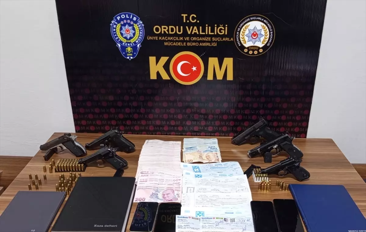 Ordu’da Tefecilik Operasyonu: 1 Tutuklama ve 3 Şüpheli Adli Kontrol Şartıyla Serbest