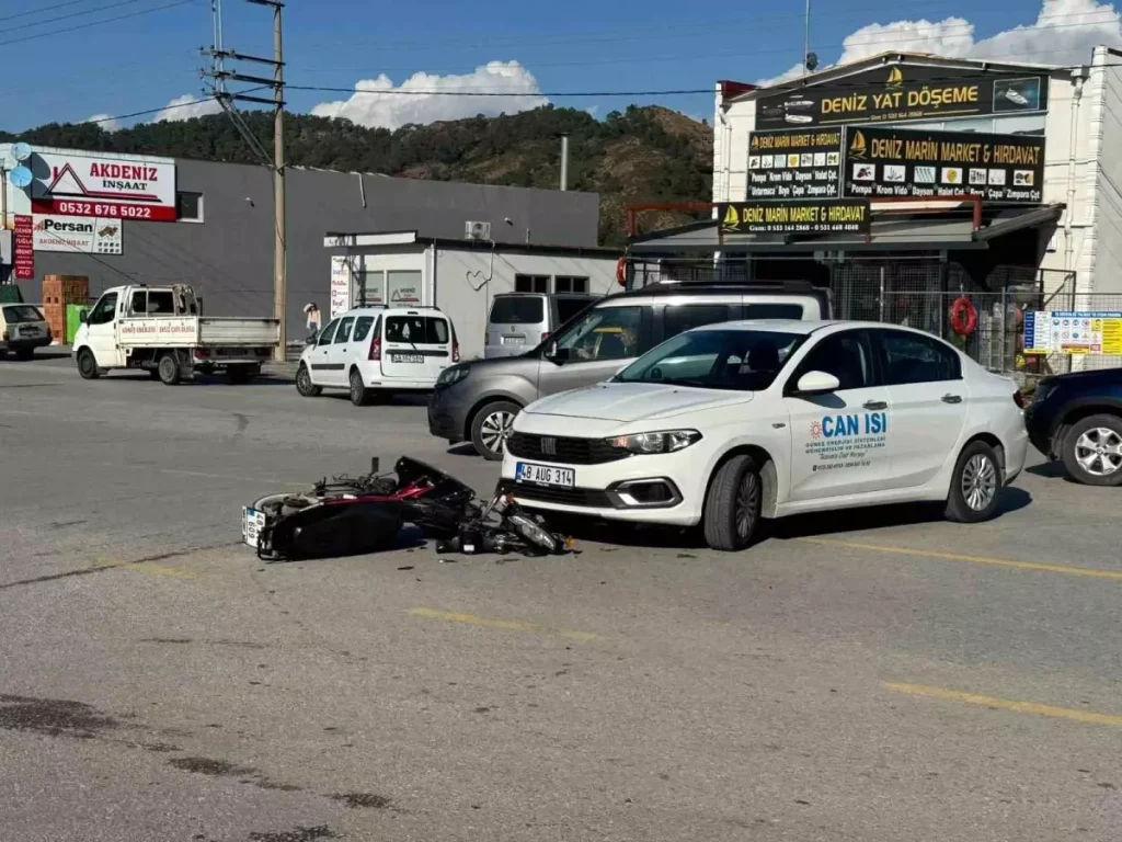 Muğla’da Trafik Kazası: Motosiklet Sürücüsü Yaralı