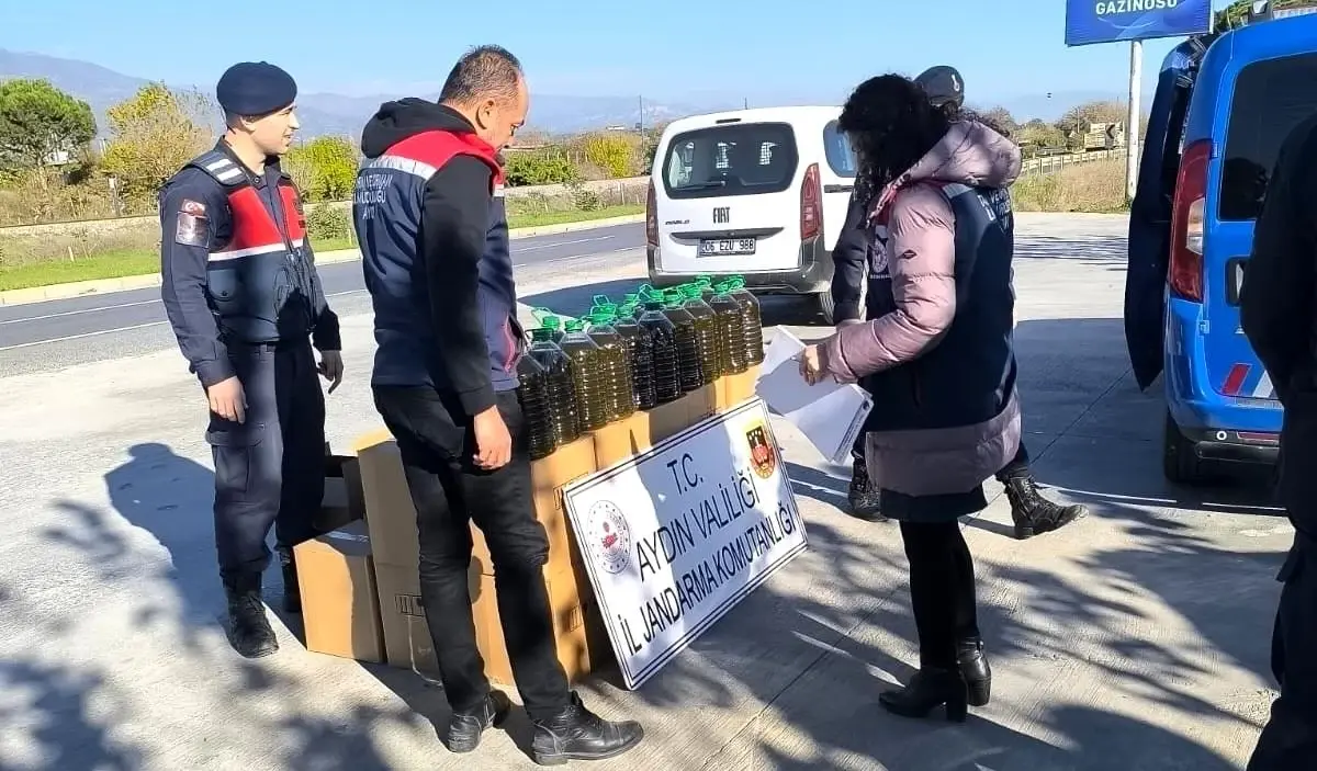 Köşk’te Kaçak Yağ Ele Geçirildi