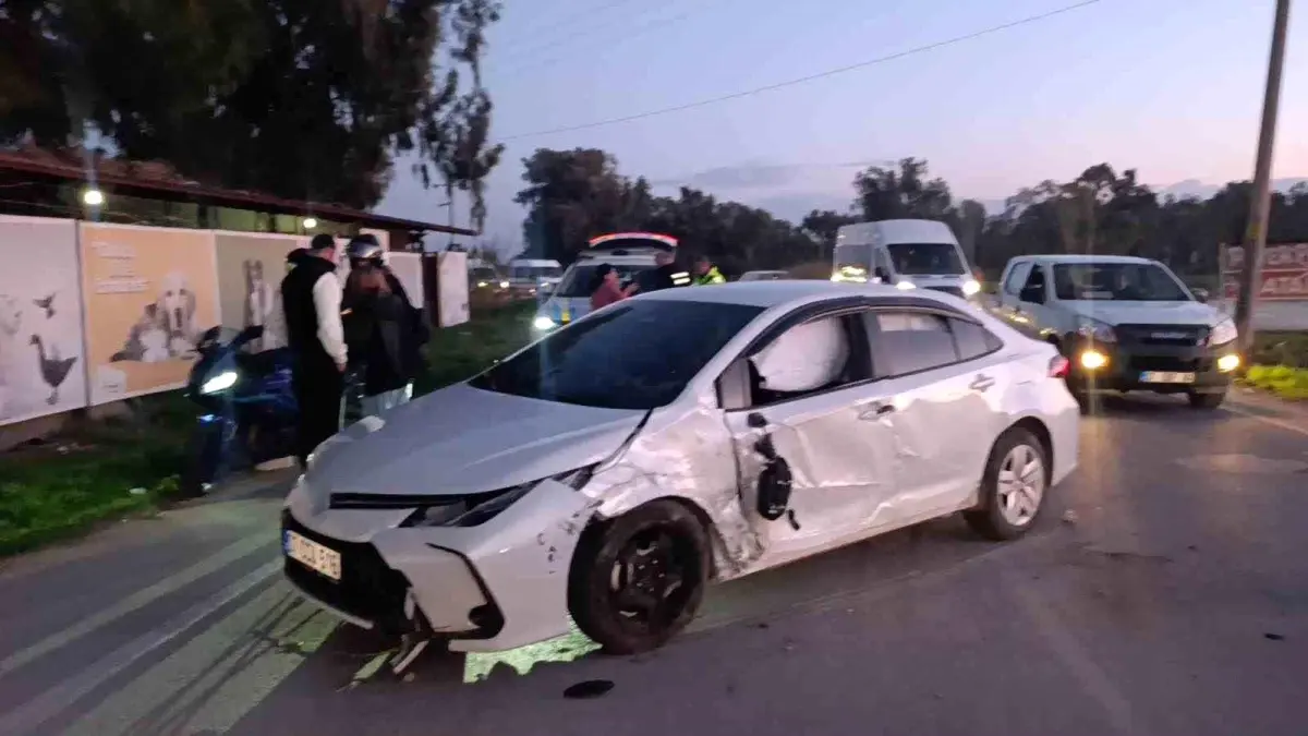 Manavgat’ta Trafik Kazası: 1 Yaralı