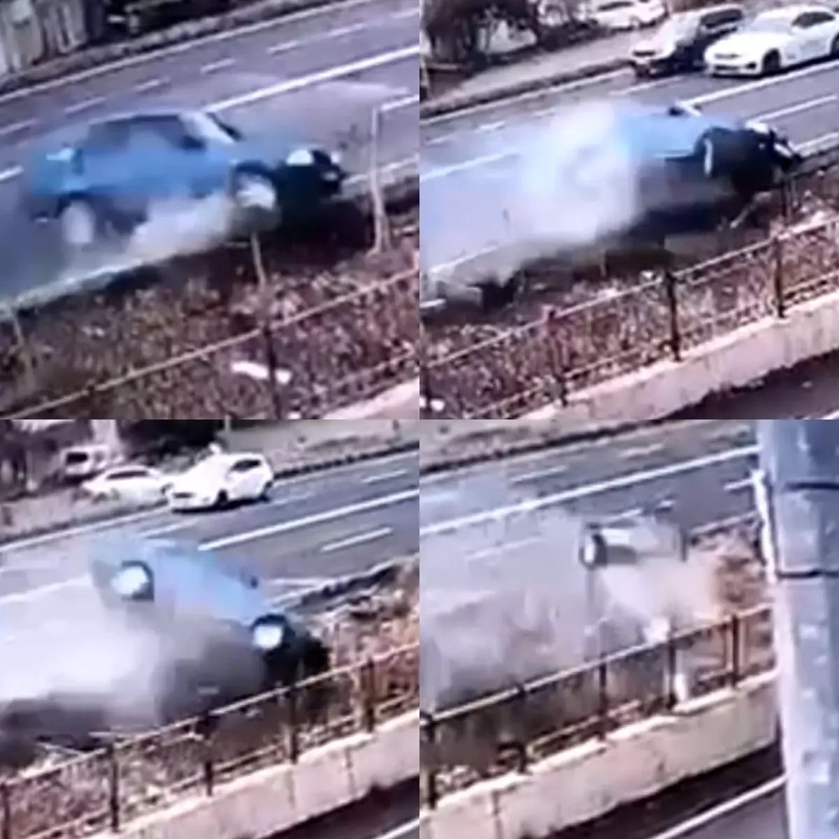 Kahramanmaraş’ta Otomobil Drenaj Kanalına Uçtu: 3 Yaralı