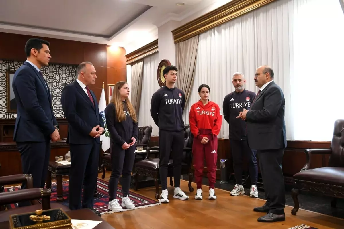 Yıldız Sporcular Vali Ustaoğlu’ndan Coşkulu Tebrik Aldı!