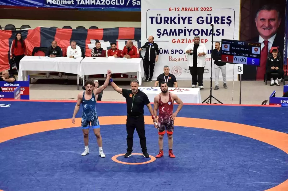 Şahinbey Belediyesi’nin ev sahipliğini yaptığı Türkiye Güreş Şampiyonası sona erdi