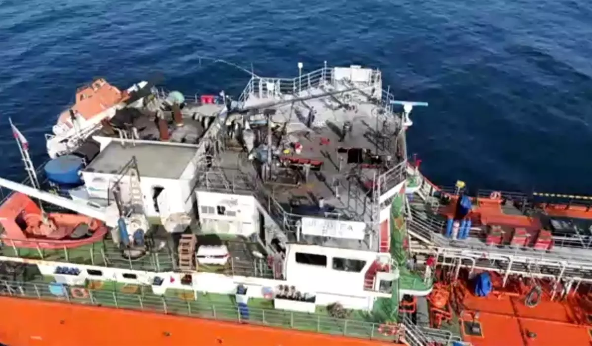 MIDVOLGA-2 Tankeri Sinop’ta Tamir Ediliyor