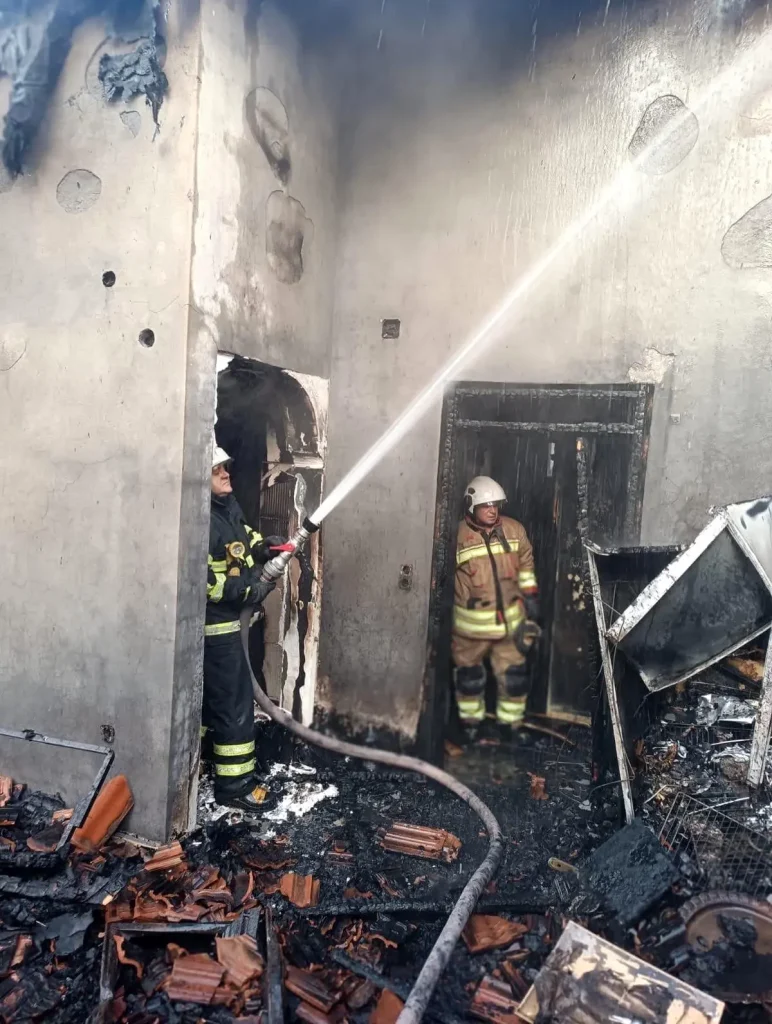 Hatay’da Ev Yangını Kontrol Altına Alındı