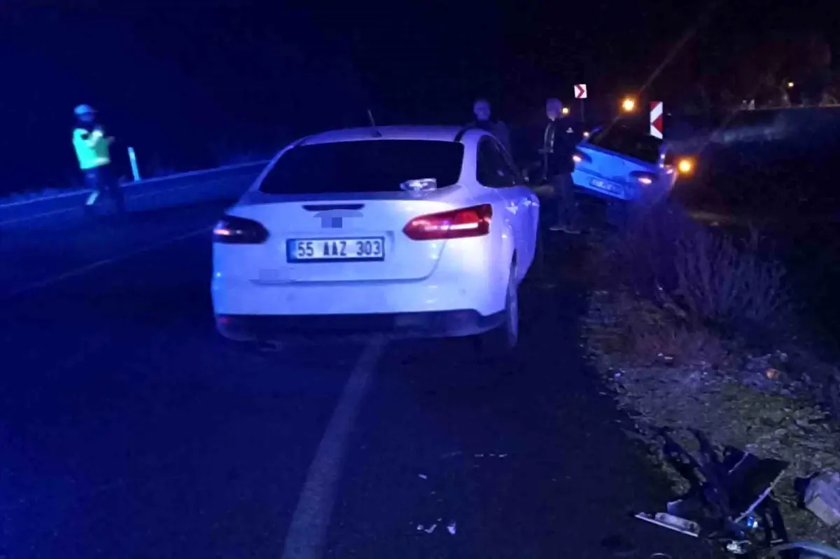 Havza’da 3 Araçlık Kaza: 3 Yaralı