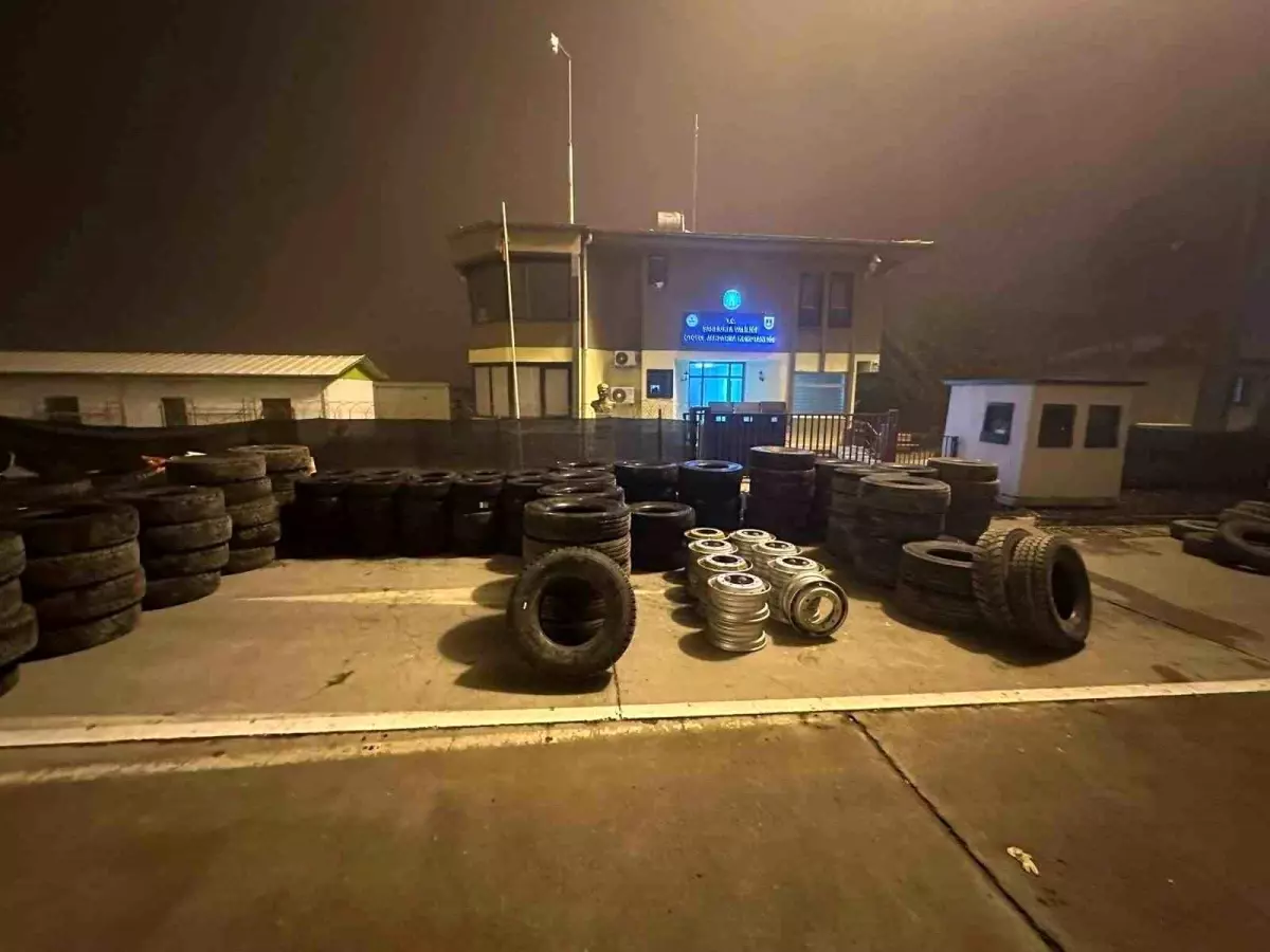 Şanlıurfa’da 2 Milyon TL’lik Kaçak Lastik Operasyonu