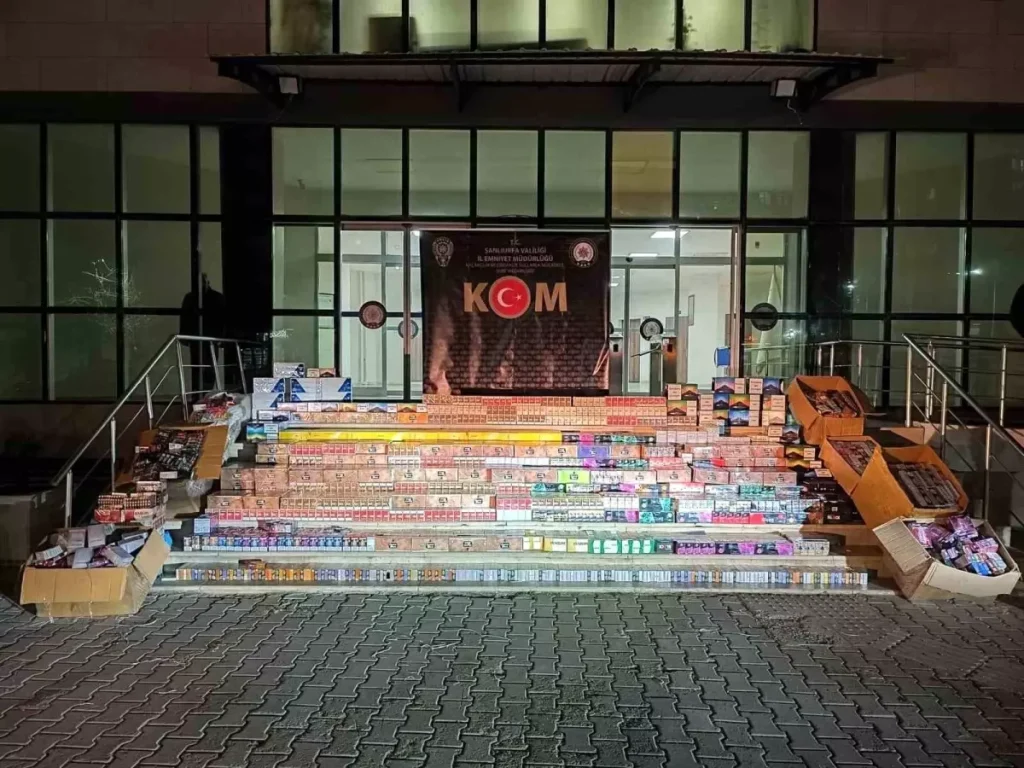 Şanlıurfa’da Kaçak Sigara Operasyonu