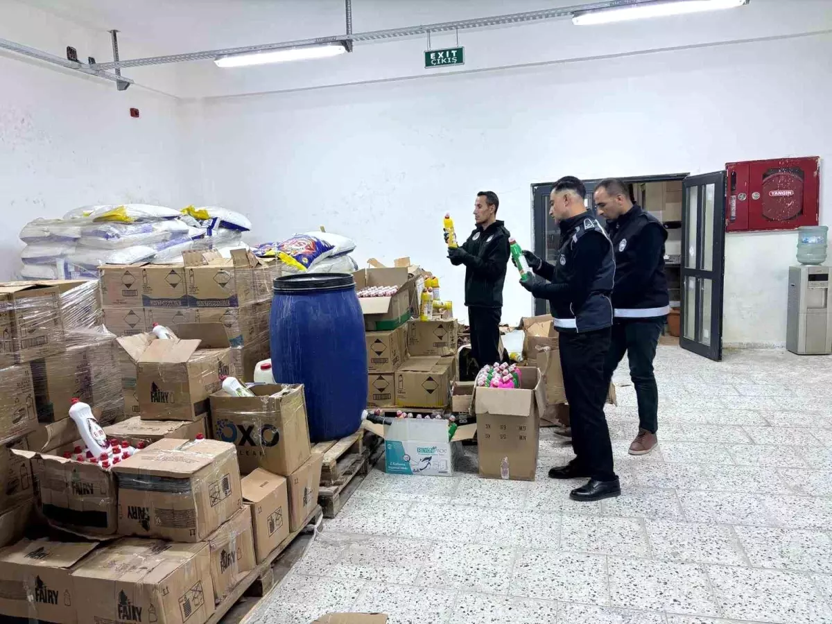 Şanlıurfa’da sahte deterjan depolarına büyük baskın