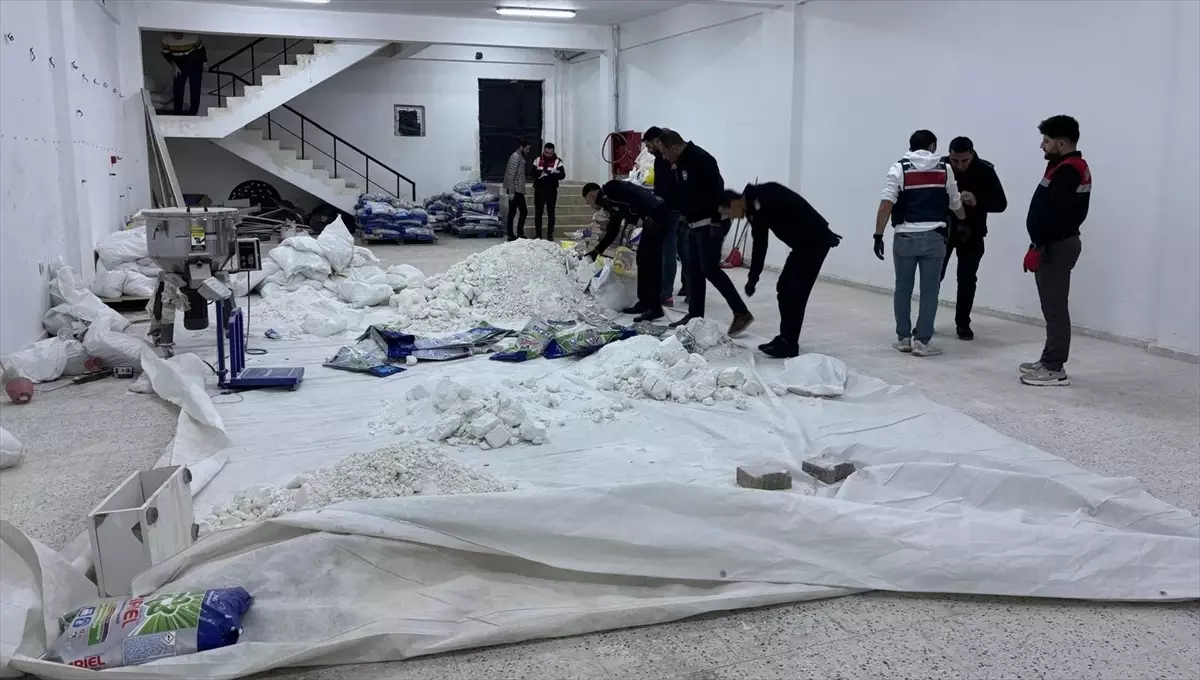 Şanlıurfa’da Sahte Deterjan Depoları Mühürlendi