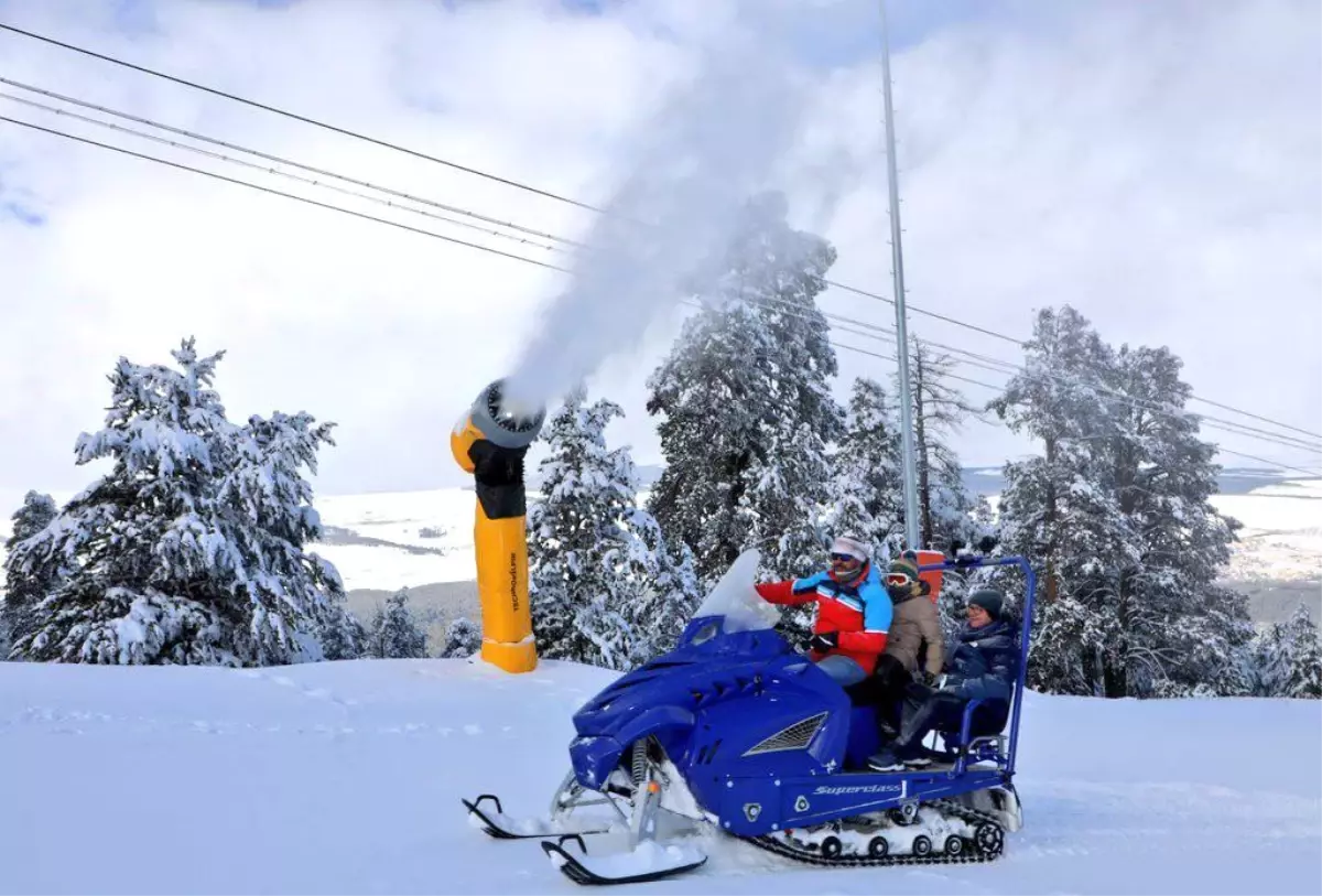 Sarıkamış’ta suni karlama sistemleri test ediliyor