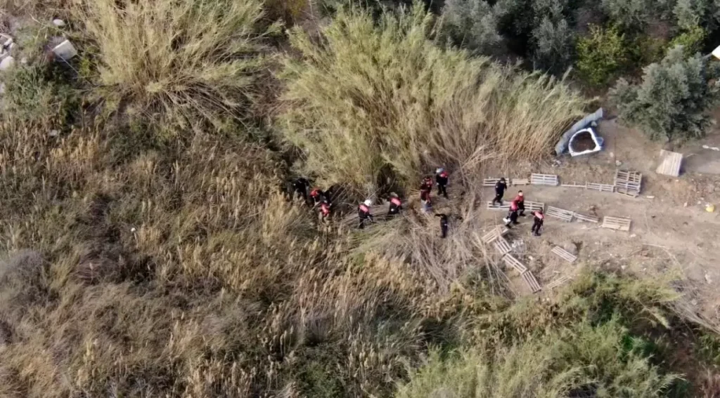 Saklanan Hırsız Dron ile Yakalandı